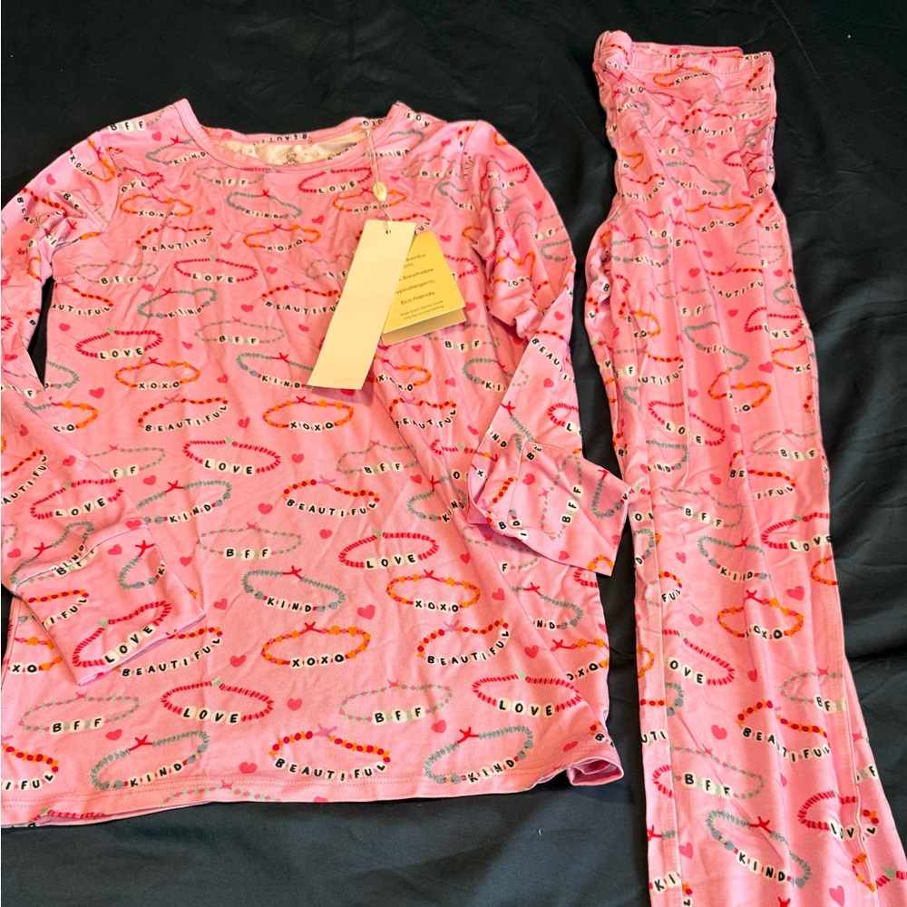Pink Kids Pajamas Set